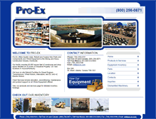 Tablet Screenshot of pro-excanada.com
